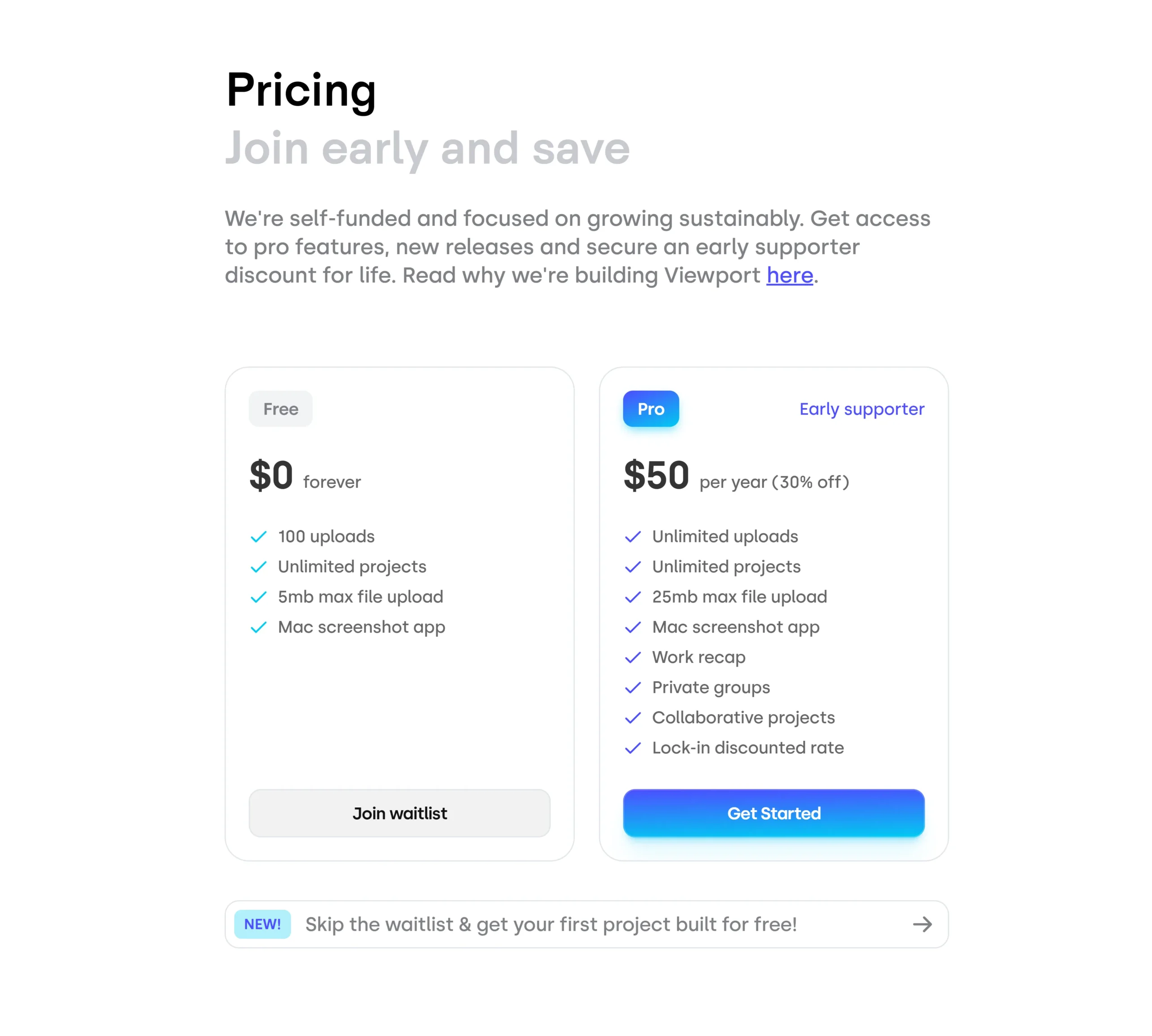 Pricing Plan Web Design UI from Viewport | Download WebP